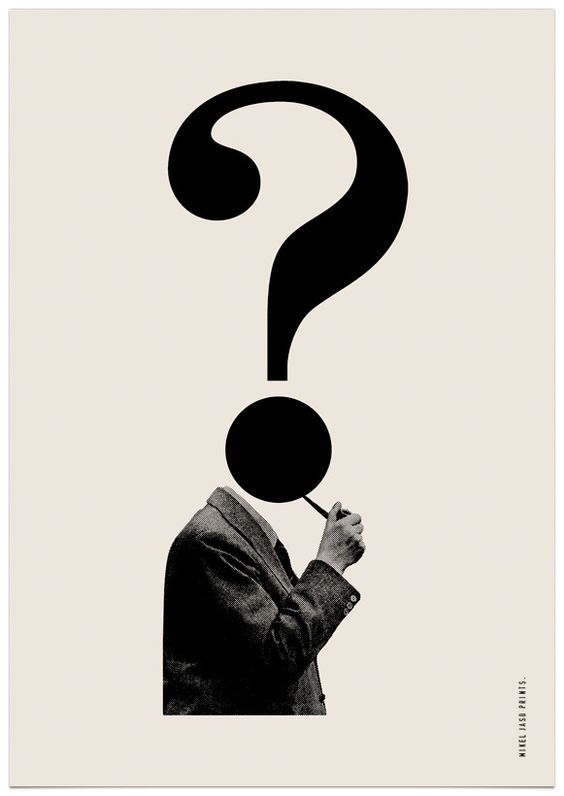 Image of a man thinking about questions, image for FAQ section